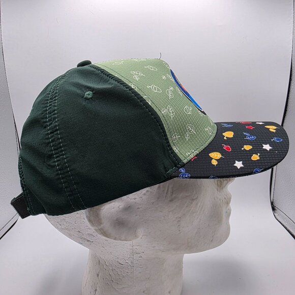 Irtra Black Green Squirrel Cool Adjustable Hat Cap Casual Outdoors Fun - Picture 4 of 8